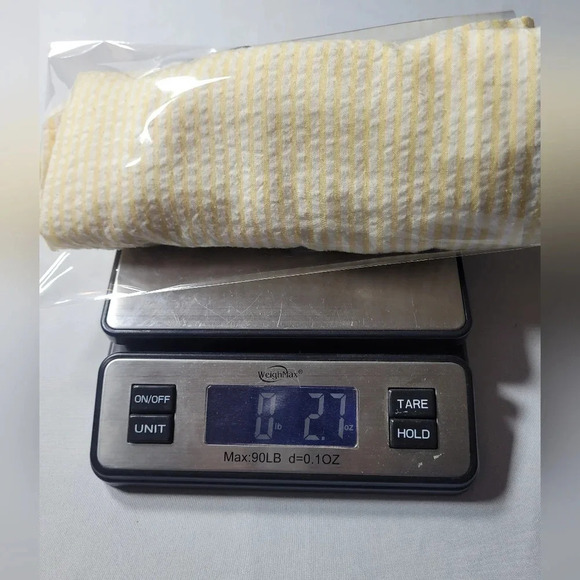 Cacique Yellow Stripe Floral Button Front Top sz S - Picture 8 of 8